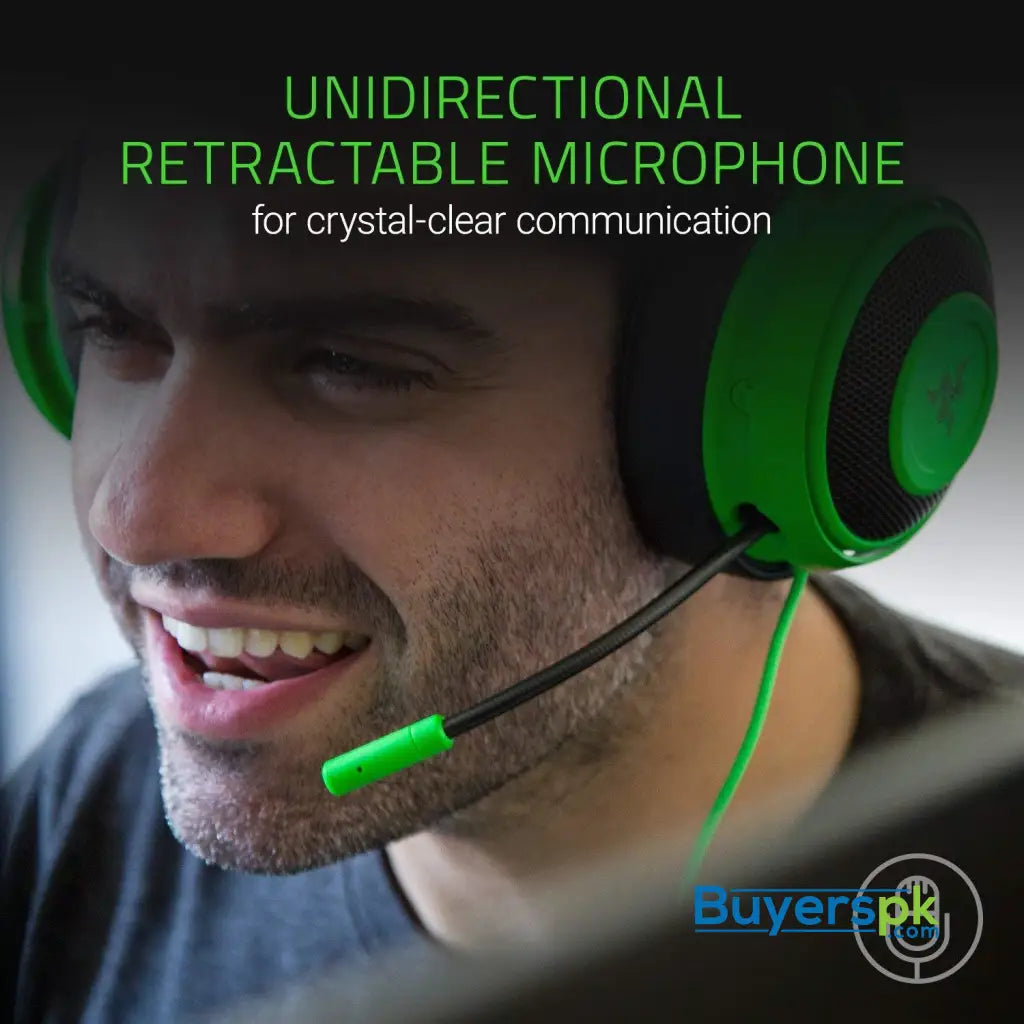 Razer Kraken Pro V2 - nalog Gaming Headset - Green - Oval Ear Cushions - Headset Razer Kraken Pro V2 - nalog Gaming Headset - Green - Oval Ear Cushions - Headset